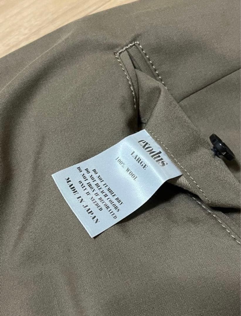 exodus ウールトラウザーズ.