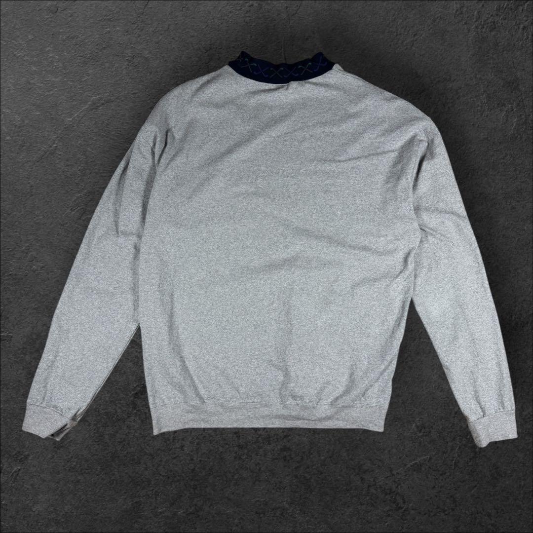 NEW VINTAGE GOLF NVG ジャガード モックネック ゴルフ L