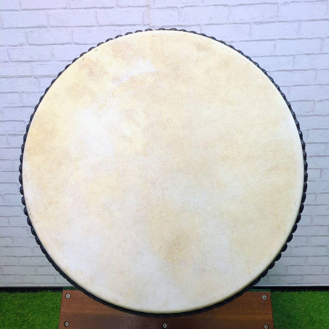 【良品】 和太鼓　長胴太鼓　1尺6寸　高級太鼓