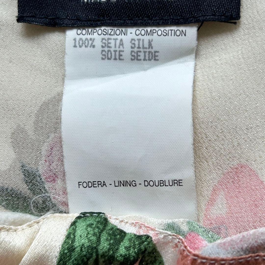 【90s】グッチ ショートパンツ フラワー 総柄 シルク100% トムフォード期