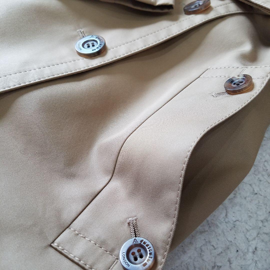 美品✨アクアスキュータム 定番人気トレンチコート ライナー付 ベルト アウター