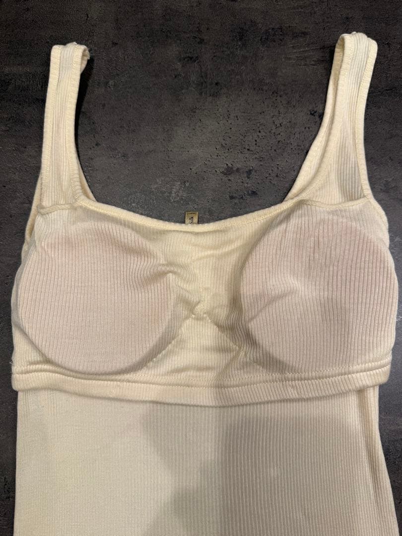 【完売品】EMILY WEEK シルクテレコリブブラタンクトップ