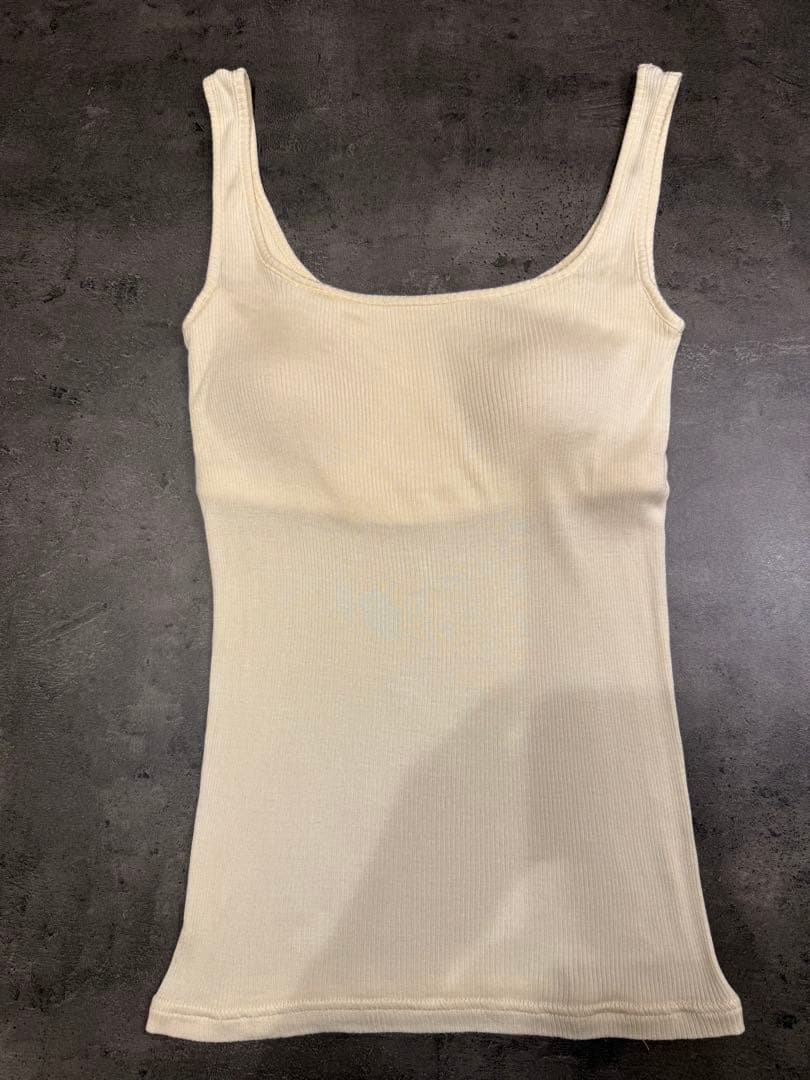 【完売品】EMILY WEEK シルクテレコリブブラタンクトップ