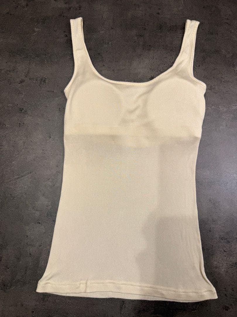 【完売品】EMILY WEEK シルクテレコリブブラタンクトップ