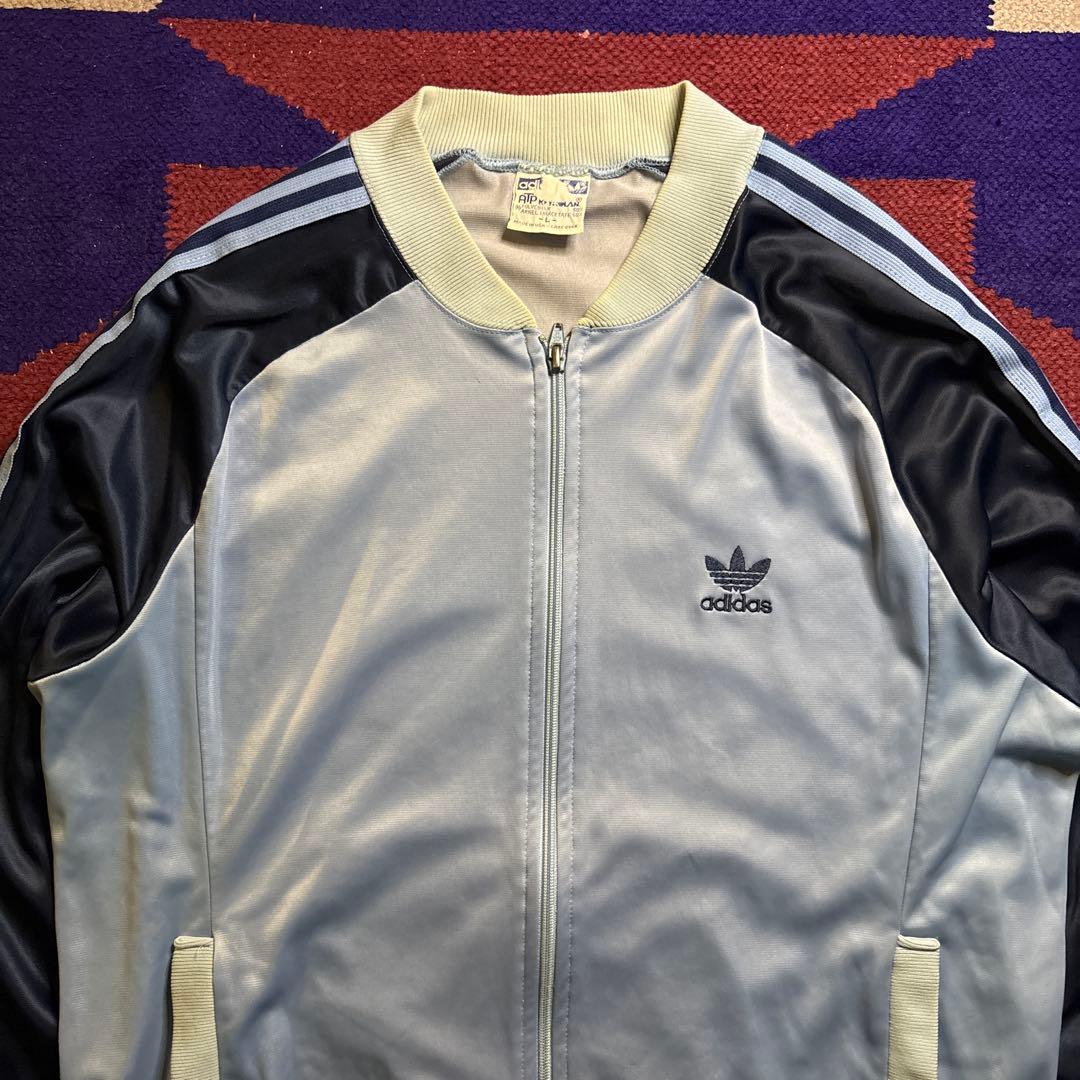 70s 80s adidas ATP トラックジャケット 青 KEYROLAN