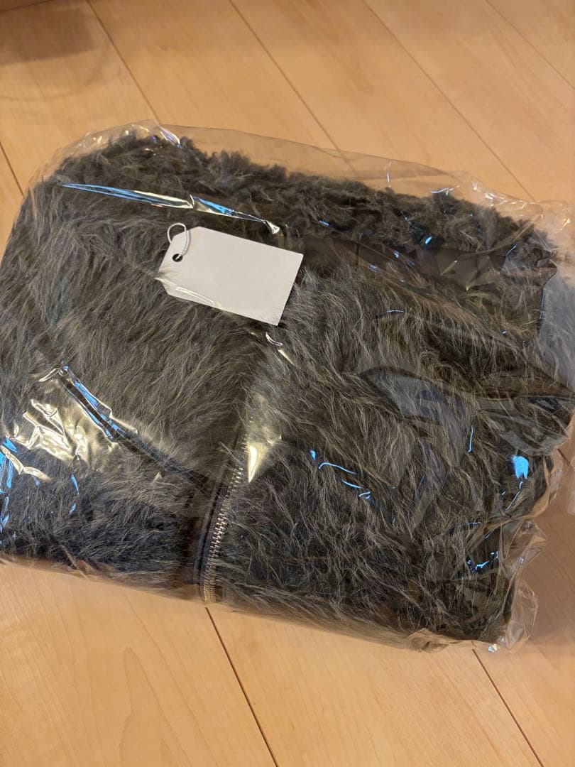 【即日配送】esica ファー　ミックスシープファースタンドブルゾン