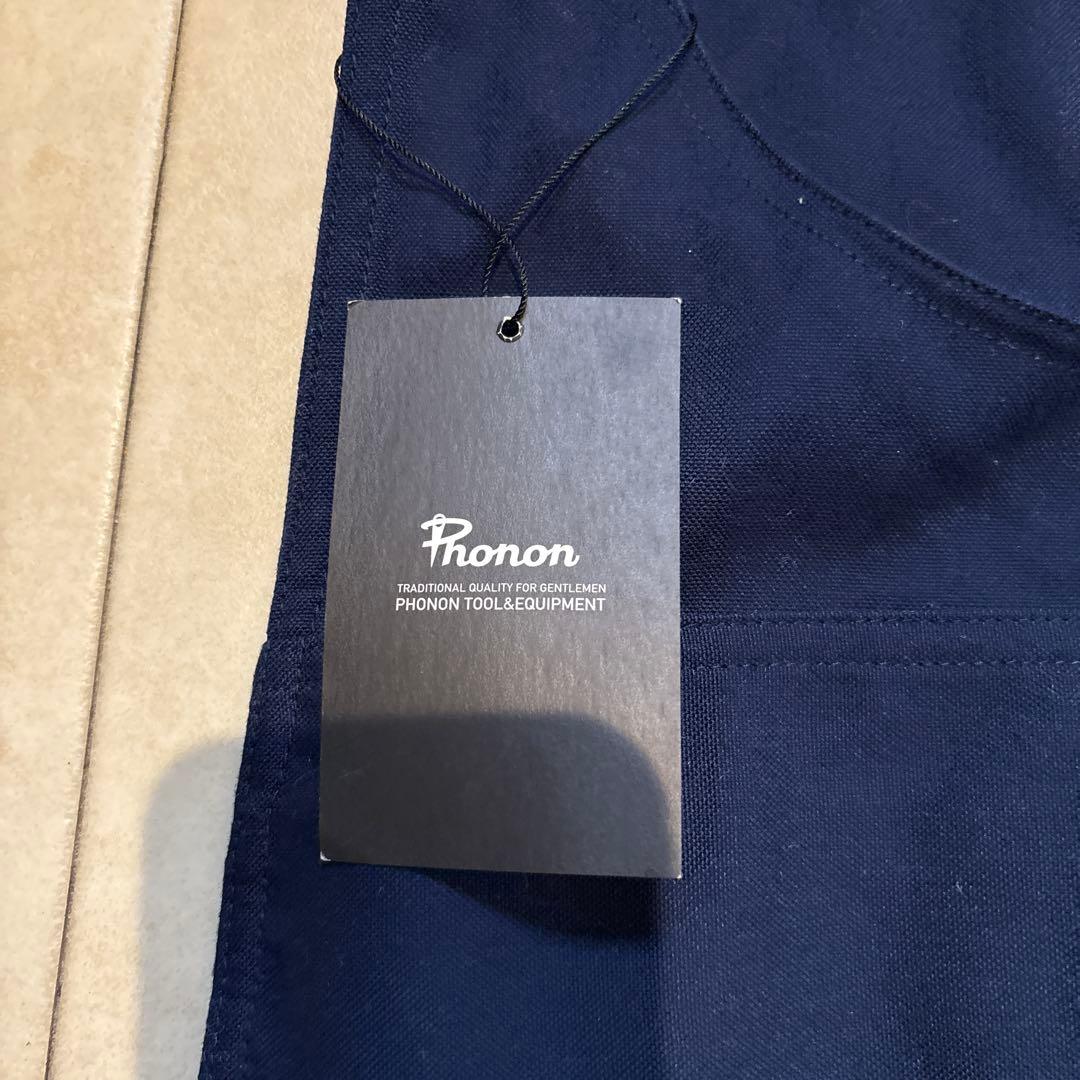 【新品タグ付】 PHONON エプロン・ベスト　ネイビー