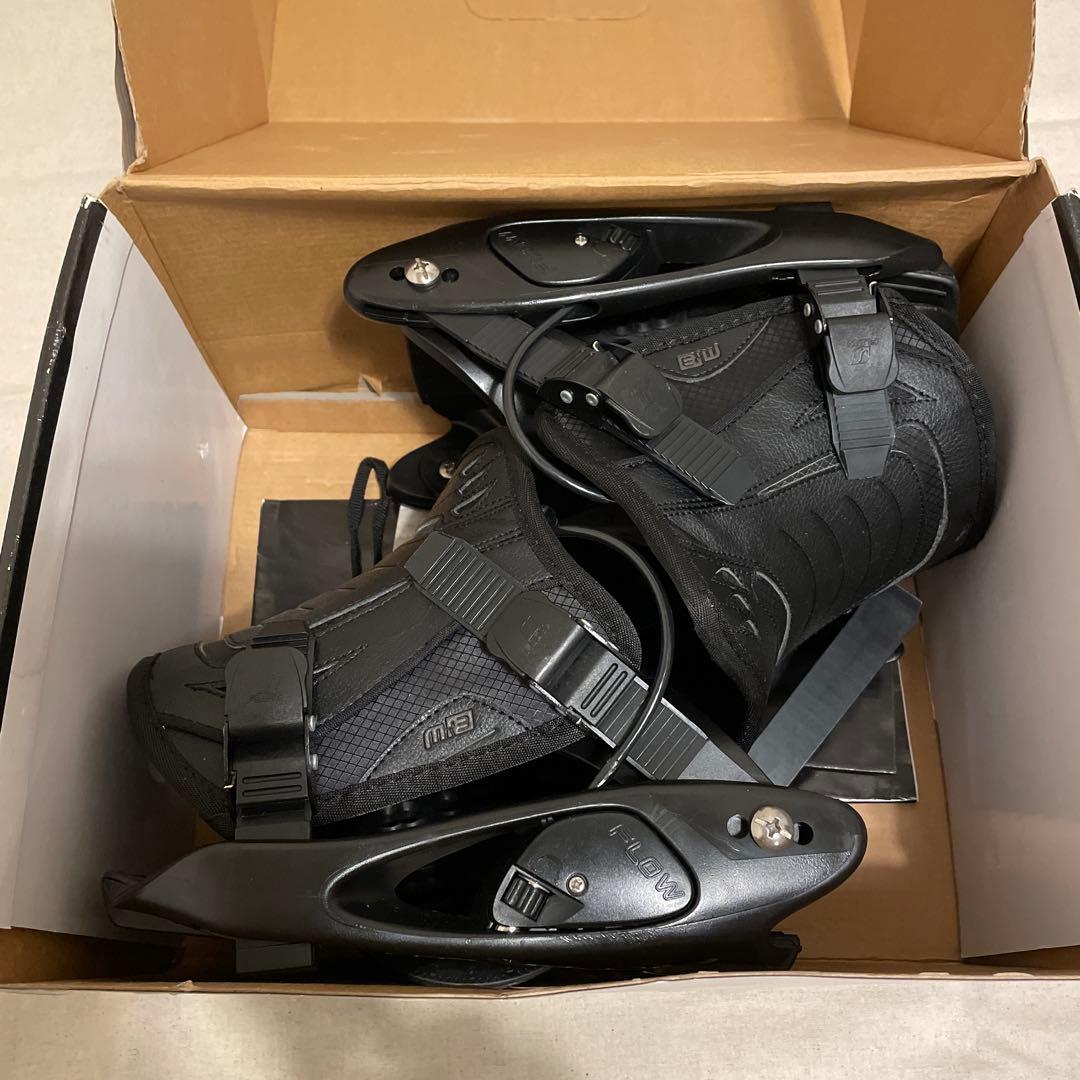 メンズ　FLOWスノーボードビンディング ブラックLサイズ