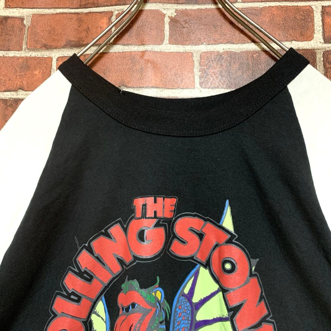 【激レア】80's ローリングストーンズ★ヴィンテージ★ラグラン★tシャツ★古着
