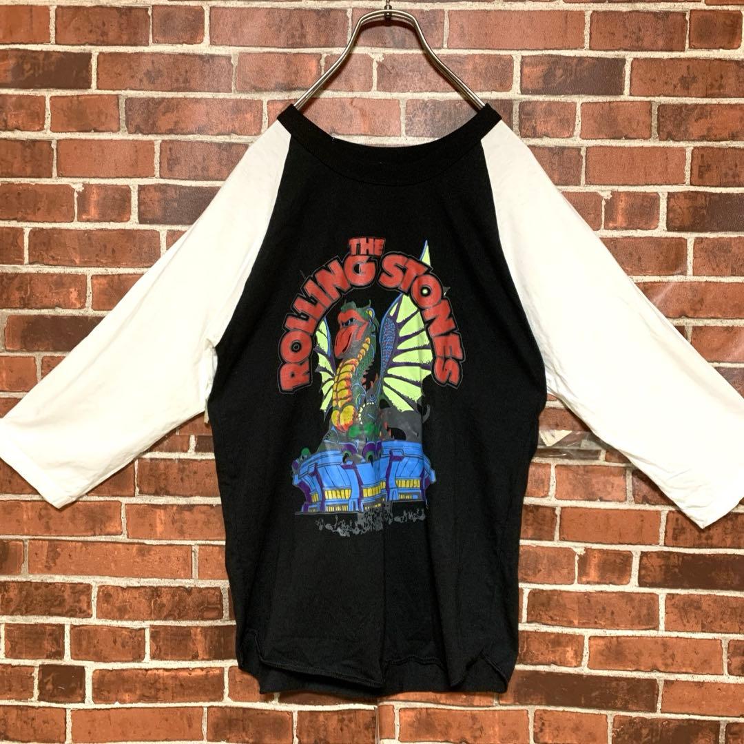 【激レア】80's ローリングストーンズ★ヴィンテージ★ラグラン★tシャツ★古着