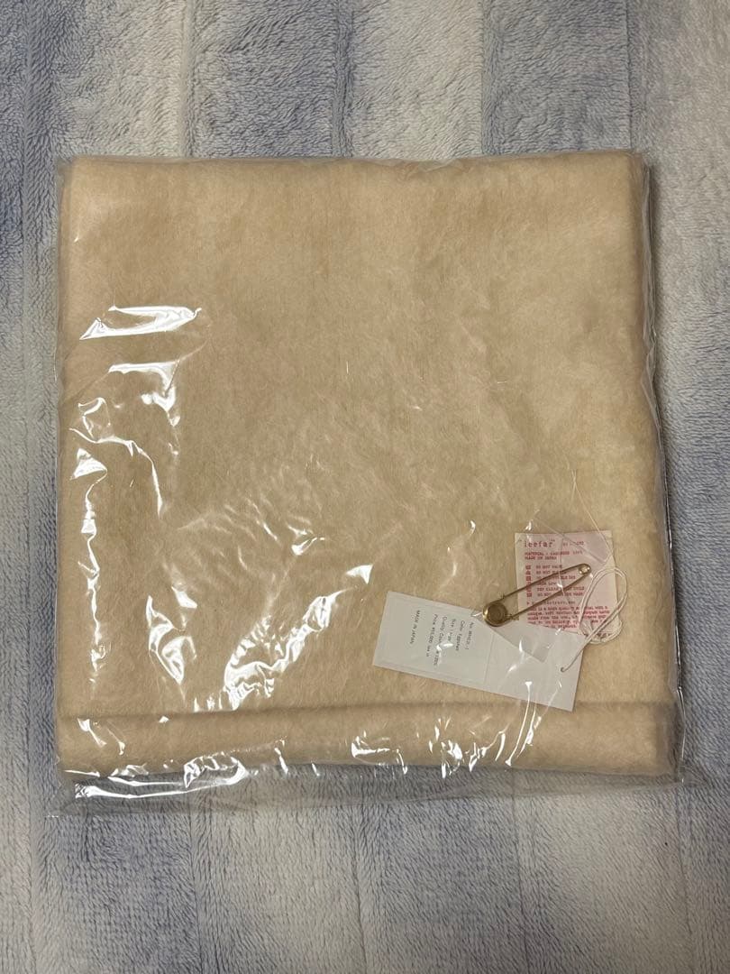 最終価格【未使用】Ieefar イーファー　マフラー　L Camel カシミヤ