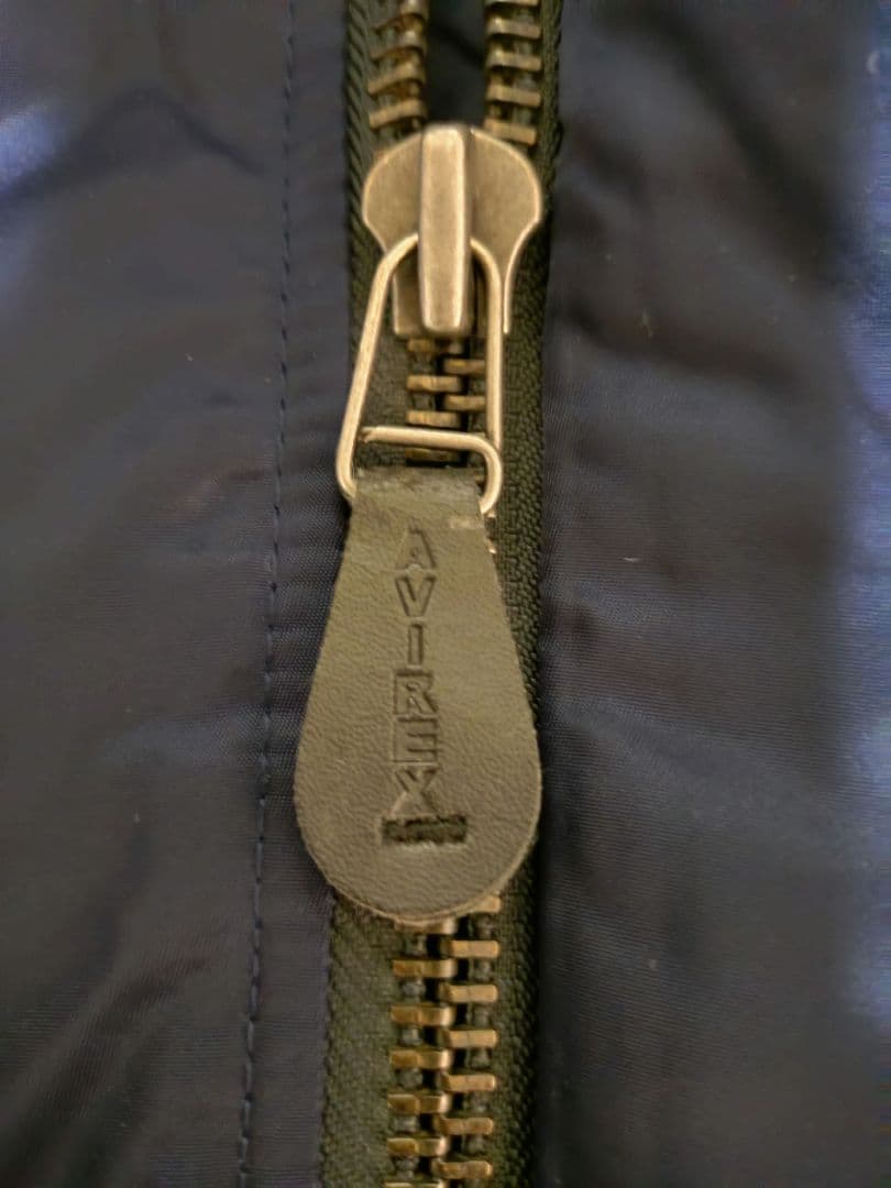 【美品】【Lサイズ】【リアルファー】【N-2B】【ネイビー】【AVIREX】