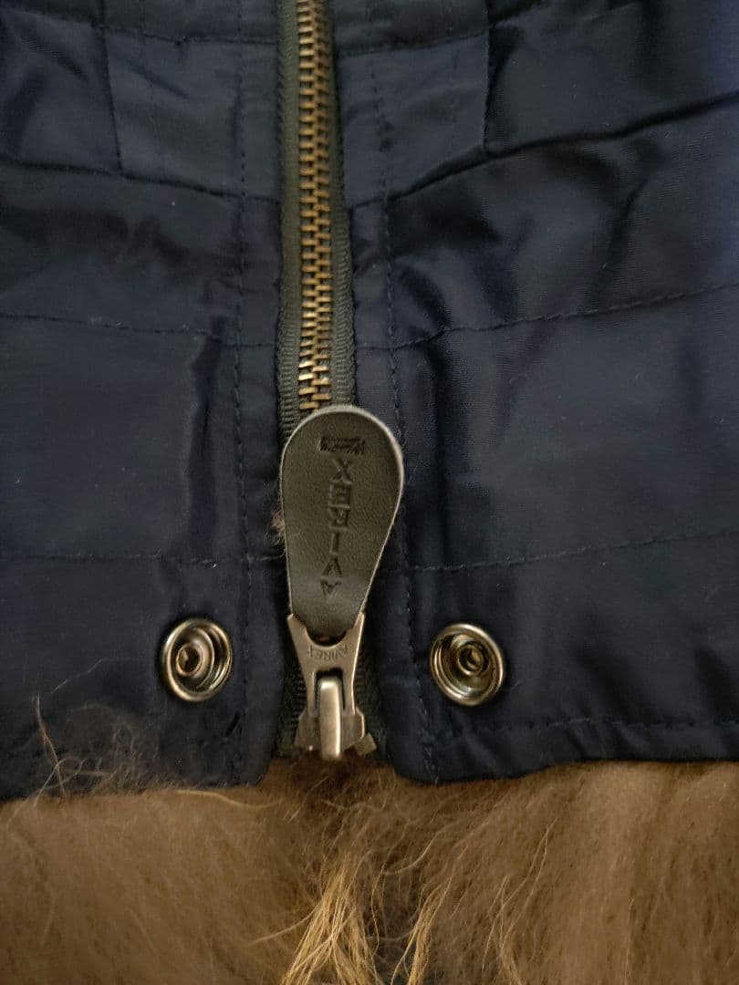 【美品】【Lサイズ】【リアルファー】【N-2B】【ネイビー】【AVIREX】