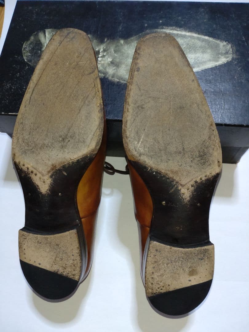 MAGNANNI ブラウン レザー ドレスシューズ