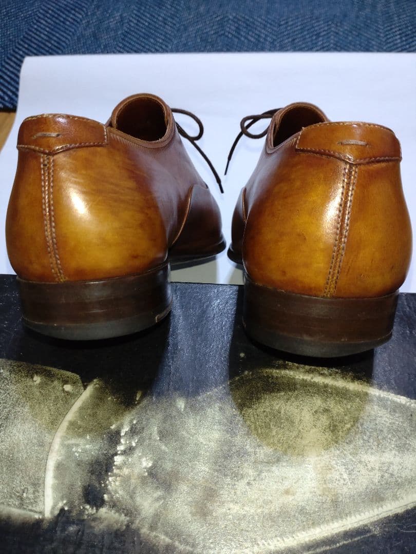 MAGNANNI ブラウン レザー ドレスシューズ