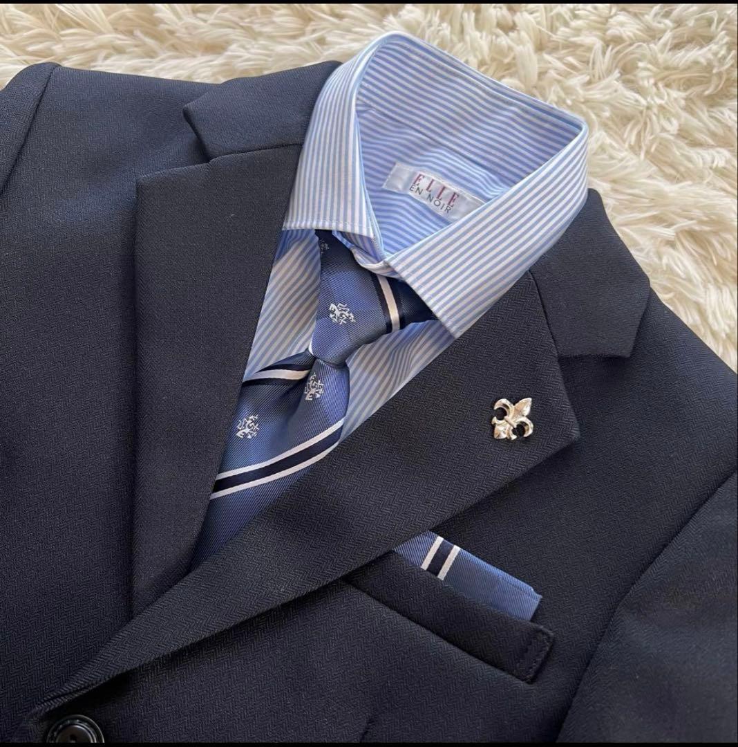 ELLE en'NOIR ネイビー スーツ 140cm