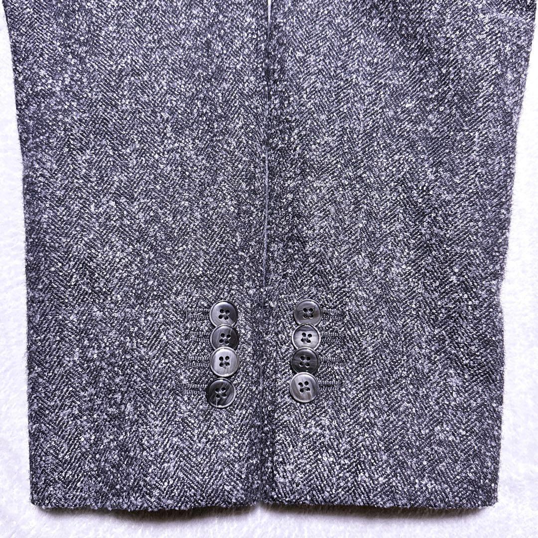 【未使用】L.B.M1911 テーラードジャケット ツイード ヘリンボーン M