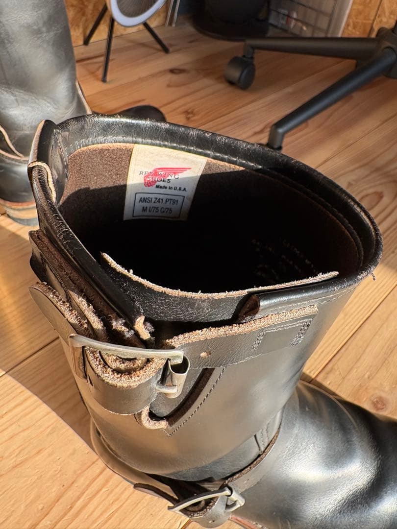 レッドウィング　pt91エンジニアブーツ 2268 8 1/2