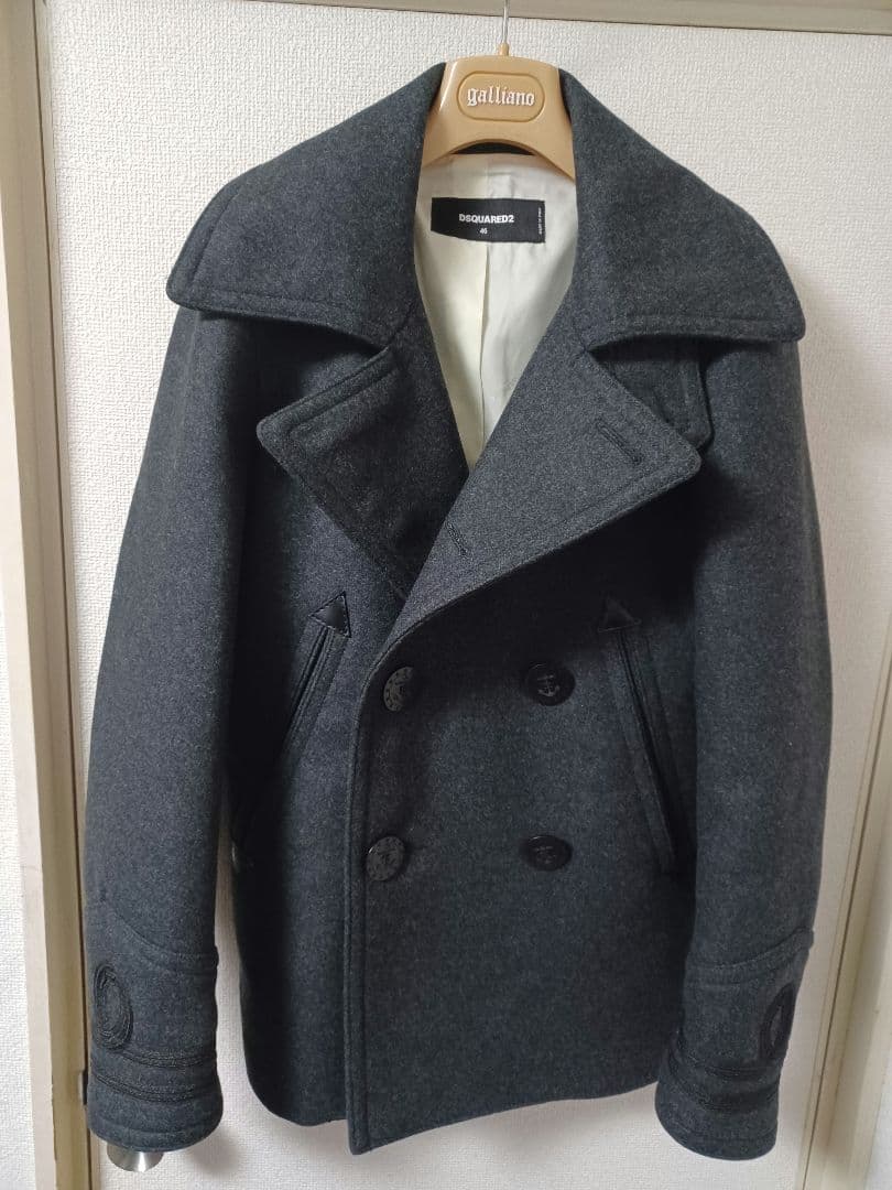 定価26万円　Dsquared2　ディースクエアード　Pコート　46