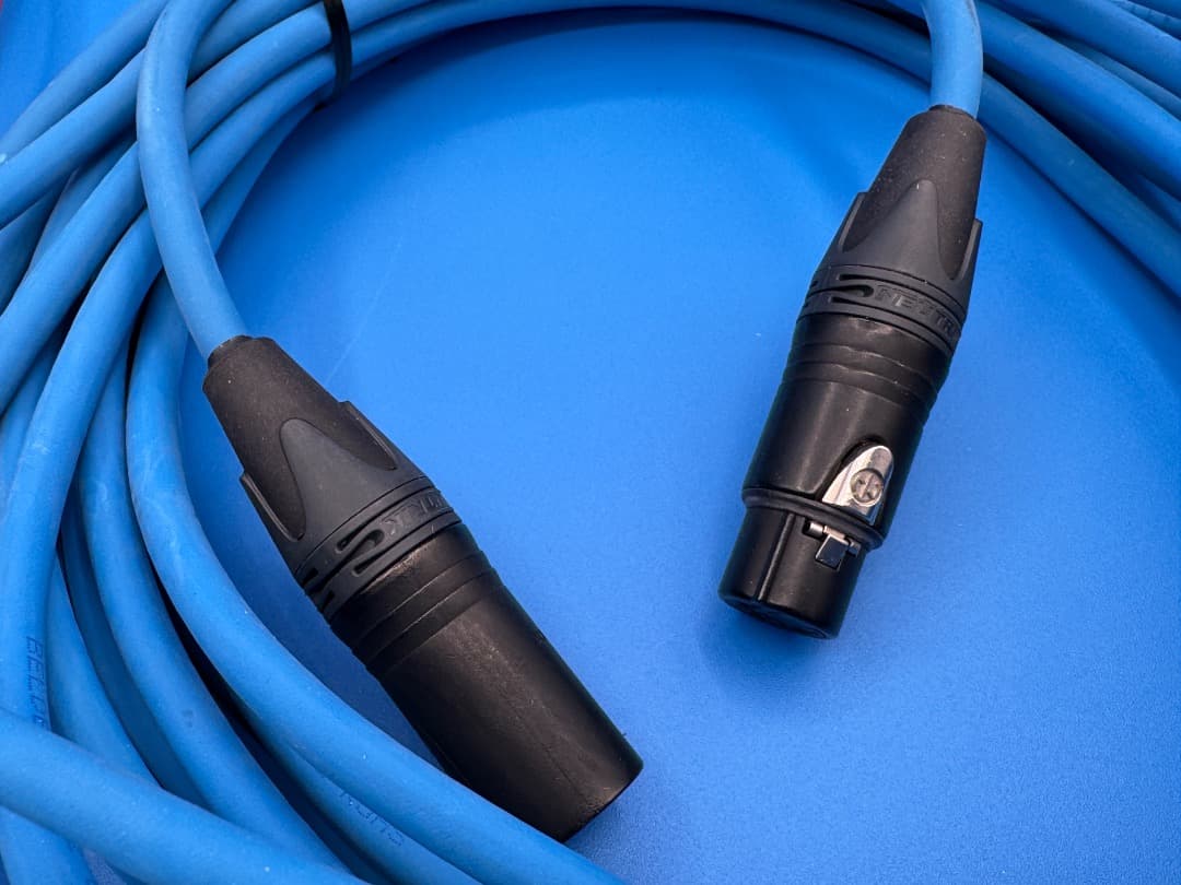 BELDEN 8412 XLRケーブル 10m 赤/青ペア【定番2本セット】