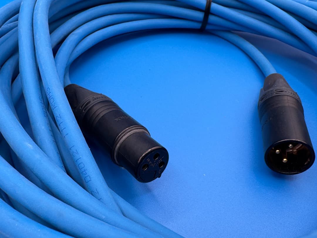 BELDEN 8412 XLRケーブル 10m 赤/青ペア【定番2本セット】