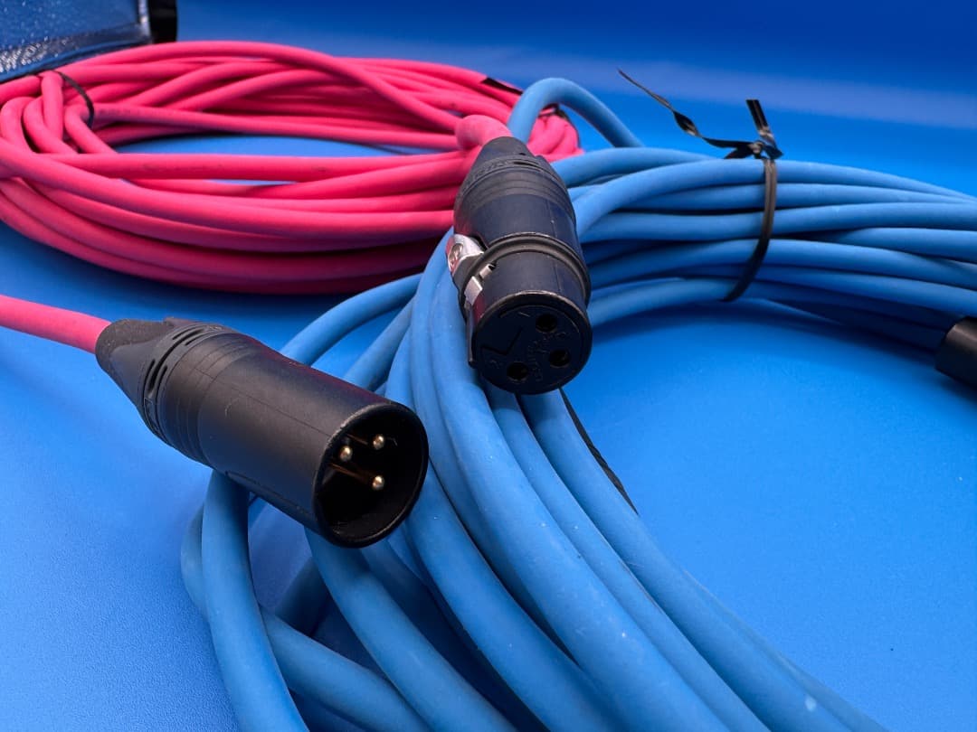 BELDEN 8412 XLRケーブル 10m 赤/青ペア【定番2本セット】