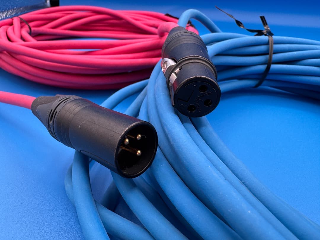 BELDEN 8412 XLRケーブル 10m 赤/青ペア【定番2本セット】