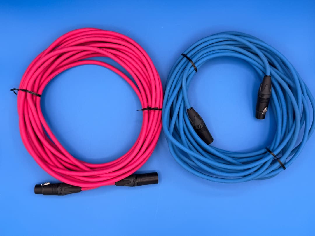 BELDEN 8412 XLRケーブル 10m 赤/青ペア【定番2本セット】