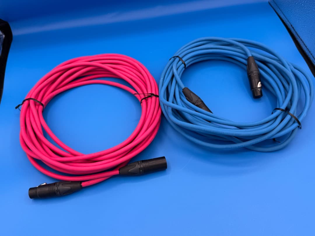 BELDEN 8412 XLRケーブル 10m 赤/青ペア【定番2本セット】