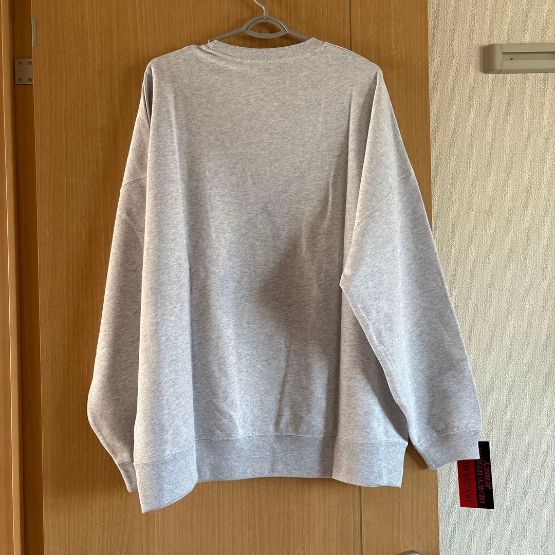 新品未使用[ISNESS]DEALY SWEAT SHIRTSスウェット　グレー