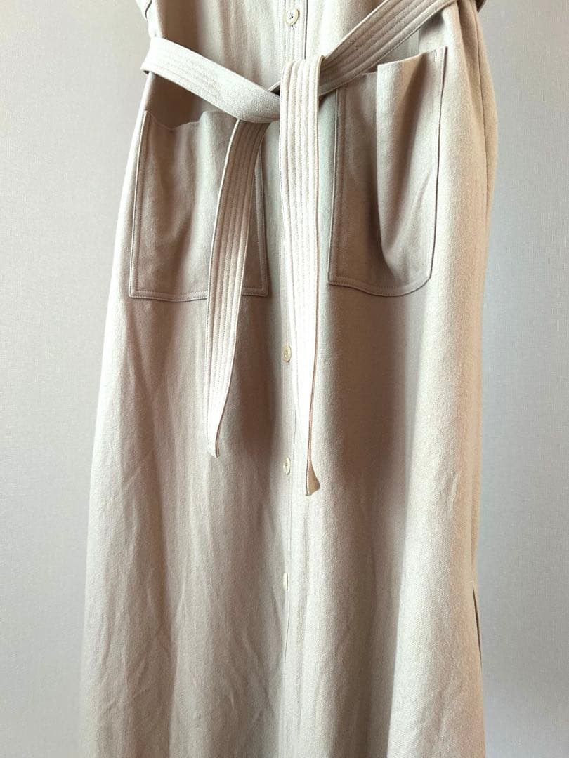 AURALEE オーラリー　フランネルウールワンピース　ジレ