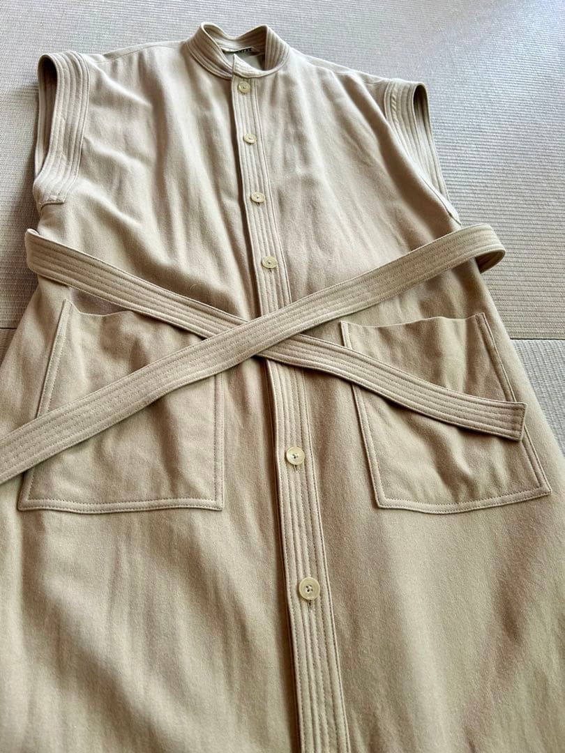 AURALEE オーラリー　フランネルウールワンピース　ジレ