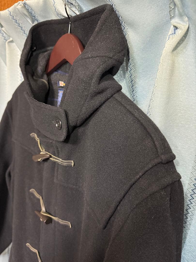 英国製　グローバーオール　GLOVERALL　ダッフルコート　US38　ブラック