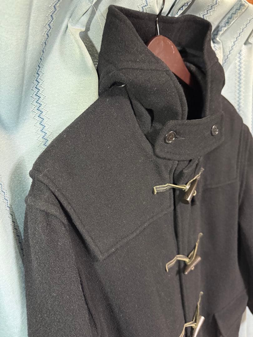 英国製　グローバーオール　GLOVERALL　ダッフルコート　US38　ブラック