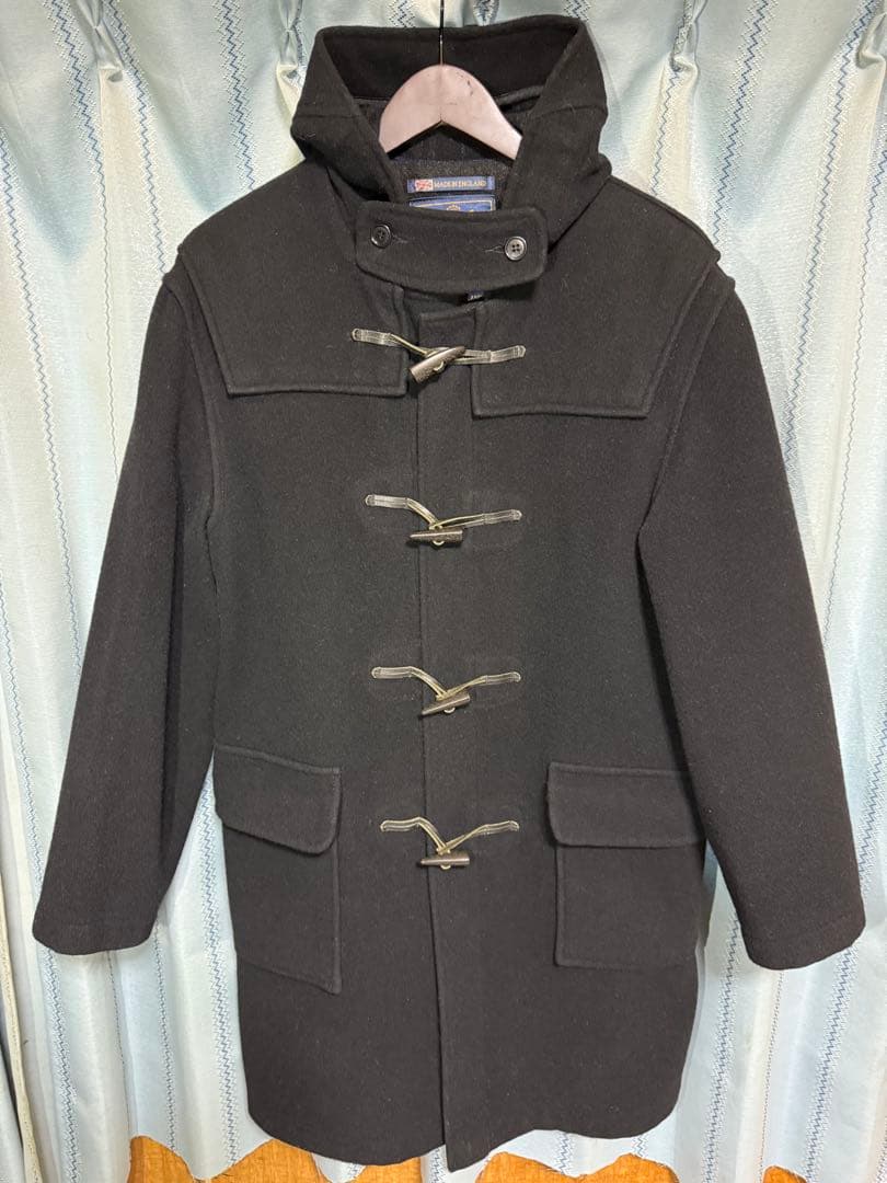英国製　グローバーオール　GLOVERALL　ダッフルコート　US38　ブラック