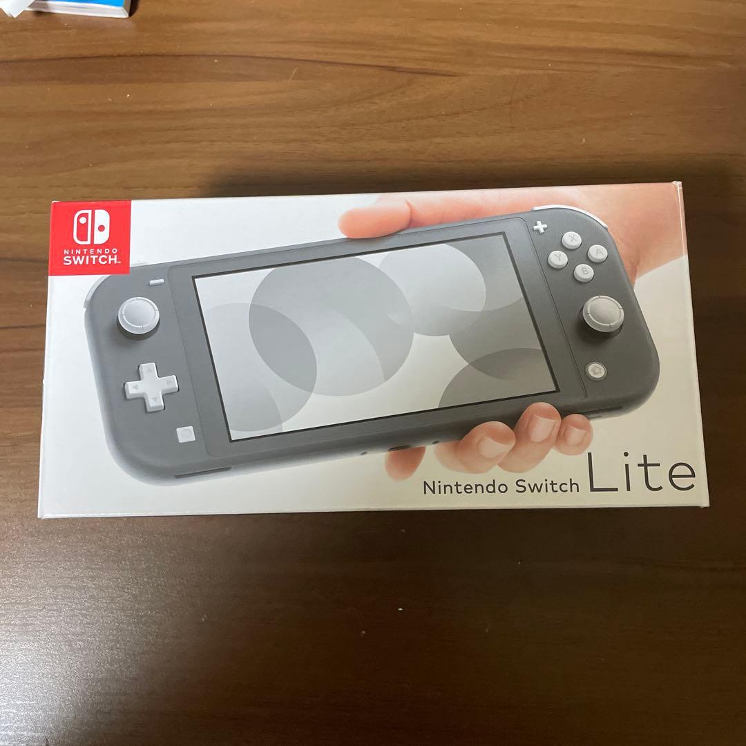 Nintendo Switch Lite グレー 本体　充電器あり