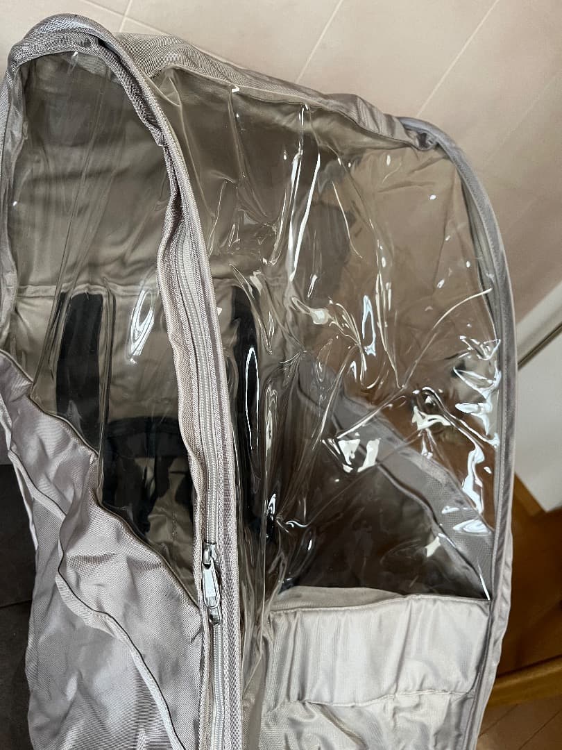 Sorayu　チャイルドシート用レインカバー グレージュ　前後セット　使用２年