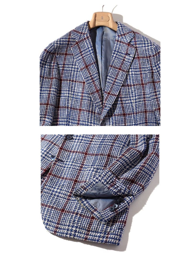 オラッツィオ ルチアーノ テーラード ジャケット 52 XL〜XXL