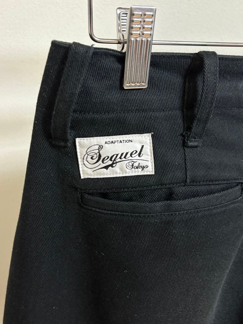 SEQUEL シークエル TYPE-XF チノパン 黒 s