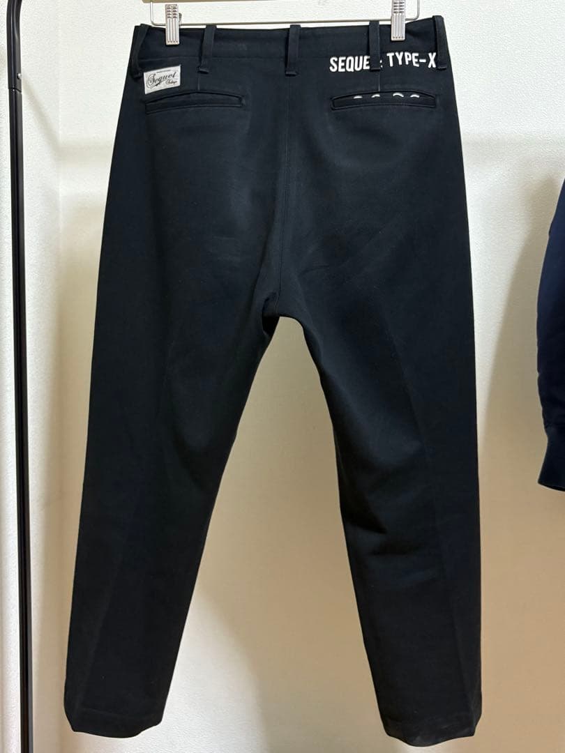 SEQUEL シークエル TYPE-XF チノパン 黒 s