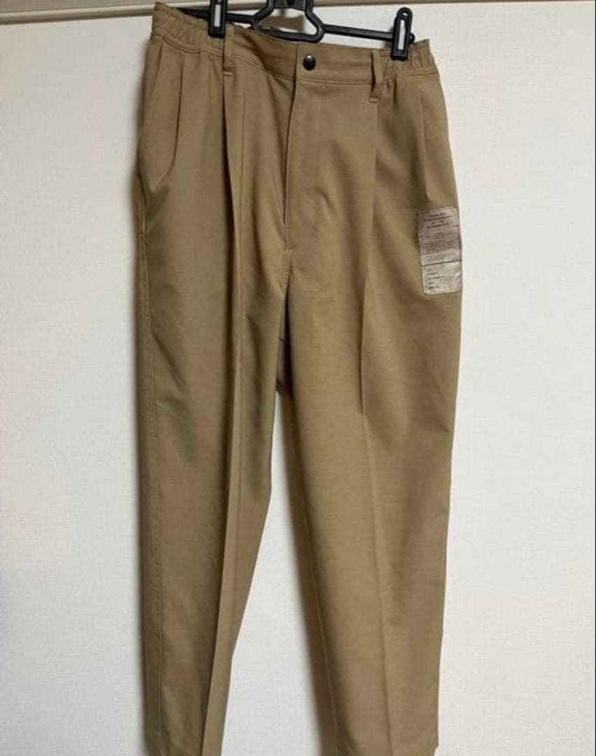 エヌハリウッド ミリタリースラックス　パンツ36 ベージュ