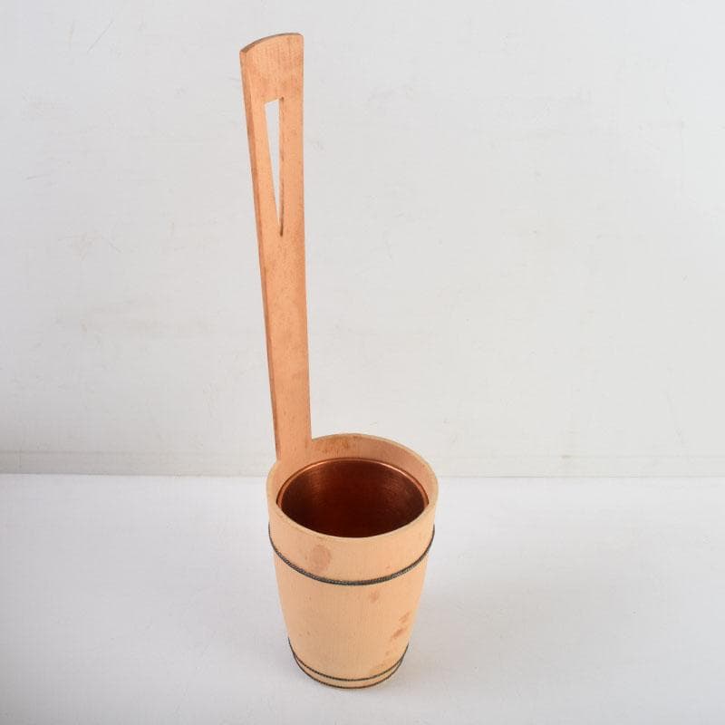 茶道具　京都　たる源　手桶型　花器　共箱　V　8938A