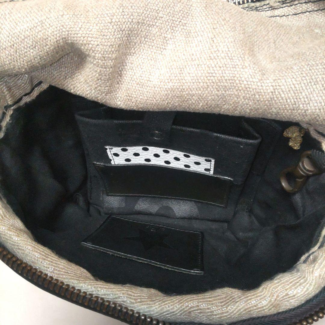 か　ebagosエバゴス　かごボディーバッグ ブラック