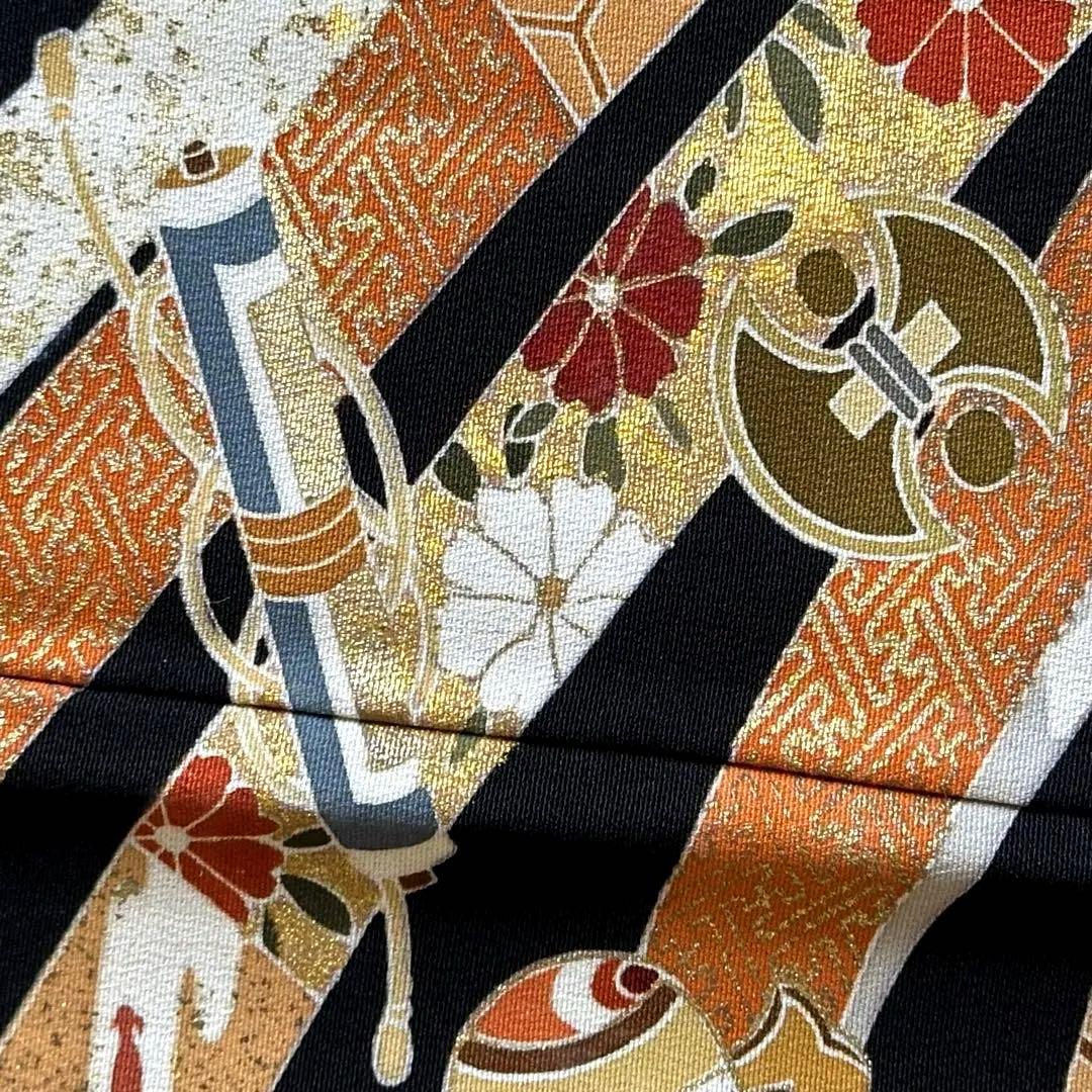 【高島屋誂え】手描き束ね熨斗に宝尽 黒留袖、袋帯、他4点セット★作家物★通紋