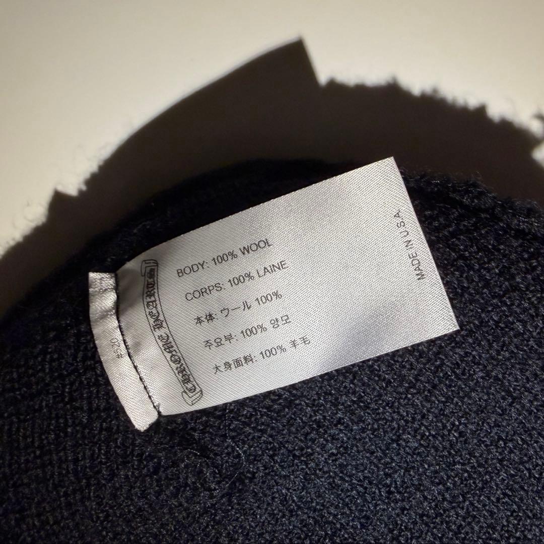 CHROME HEARTS クロムハーツ CHプラス刺繍ビーニー ニット帽