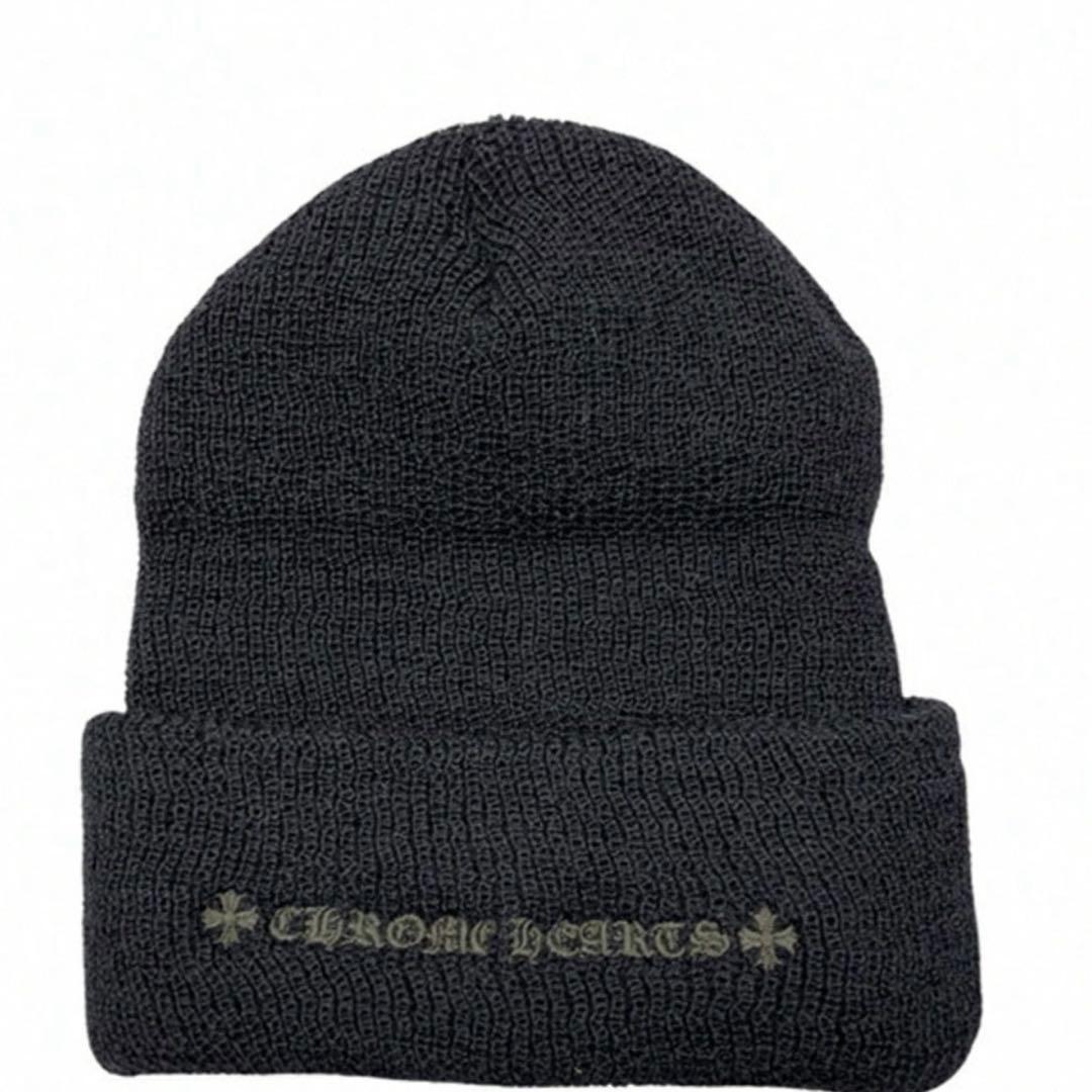 CHROME HEARTS クロムハーツ CHプラス刺繍ビーニー ニット帽