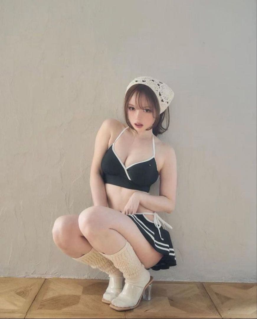 水着・ラッシュガード Andmary Coco pleats swimwear Black F