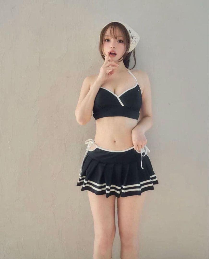 水着・ラッシュガード Andmary Coco pleats swimwear Black F