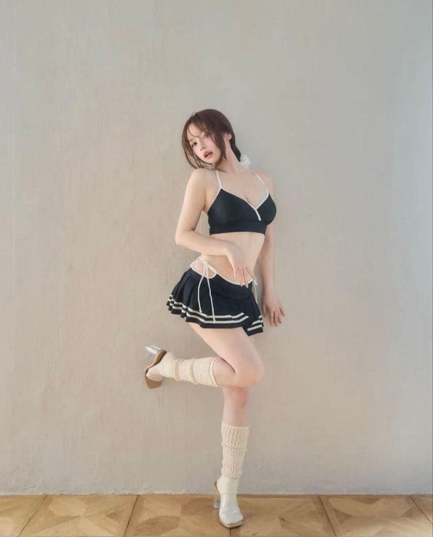 水着・ラッシュガード Andmary Coco pleats swimwear Black F