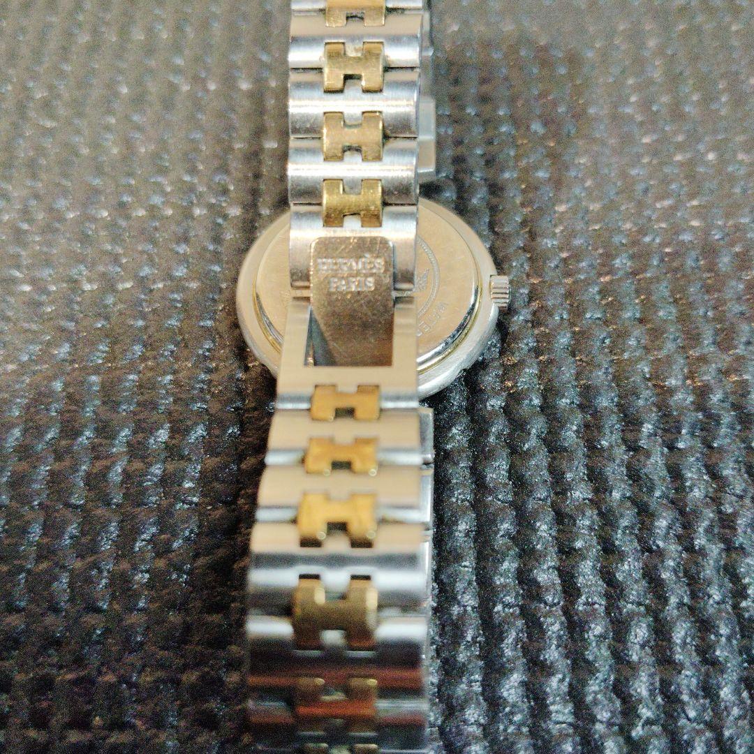 HERMES 電池交換済 シルバー/ゴールド　プロフィール